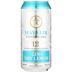 MAYFAIR GIN & DRY LEMON...